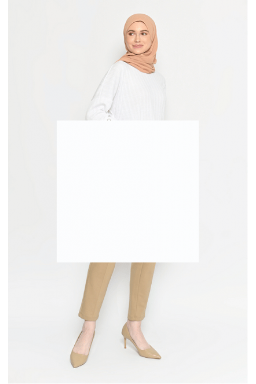 Seva Knit Tunik Broken White